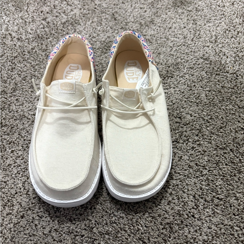 Hey Dude Off-White Loafers